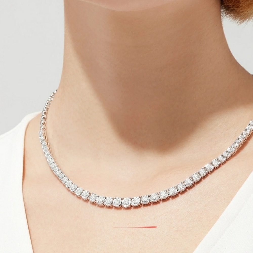 🐆NWOT/CERTIFIED EFFY w/ BOX 925 DIAMOND  NECKLACE